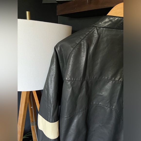NWOT FREE PEOPLE We The Free Ryder Sport Vegan Moto Jacket MSRP $198 Size XL - Picture 15 of 16